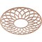 Ekena Millwork Cannes Wood Fretwork Pierced Ceiling Medallion, Cherry, 28"OD x 9 5/8"ID x 3/8"T CMWP28X28X0375CNCH - alternate 2